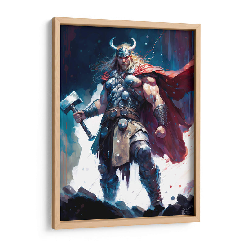 Thor - Impressionist Hero | Cuadro decorativo de Canvas Lab