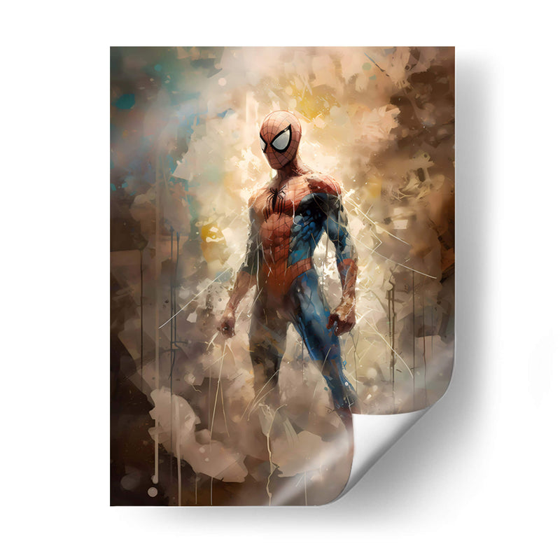 Spiderman 2 - Impressionist Hero | Cuadro decorativo de Canvas Lab