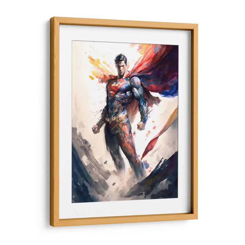 Superman - Impressionist Hero | Cuadro decorativo de Canvas Lab