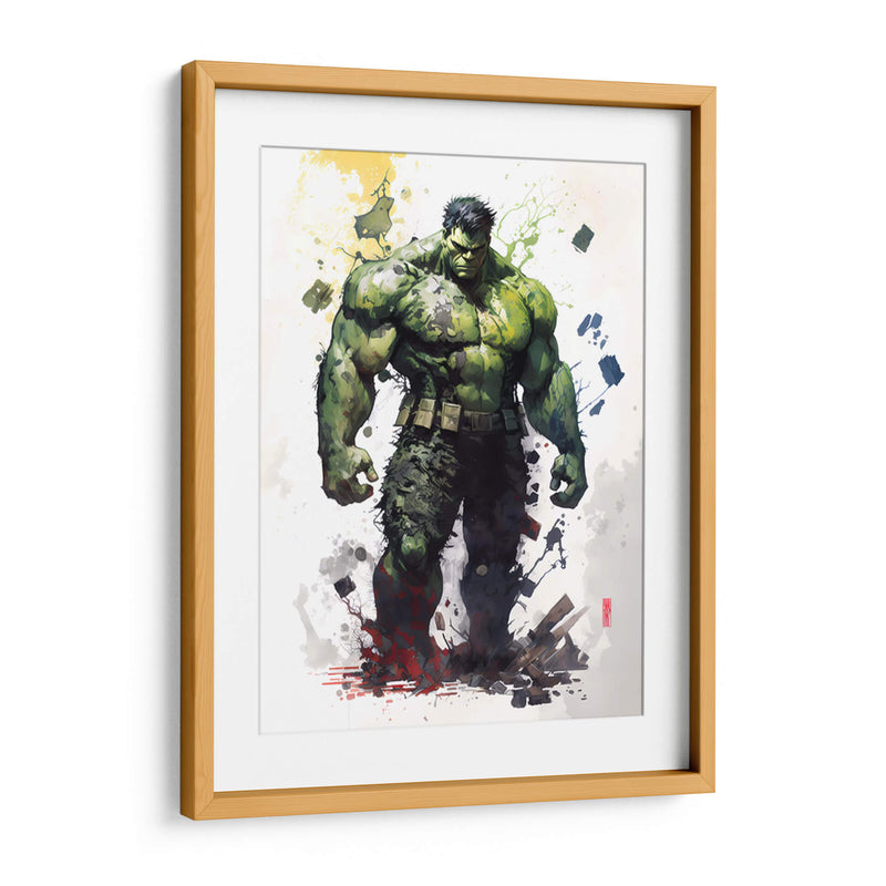 Hulk - Impressionist Hero | Cuadro decorativo de Canvas Lab