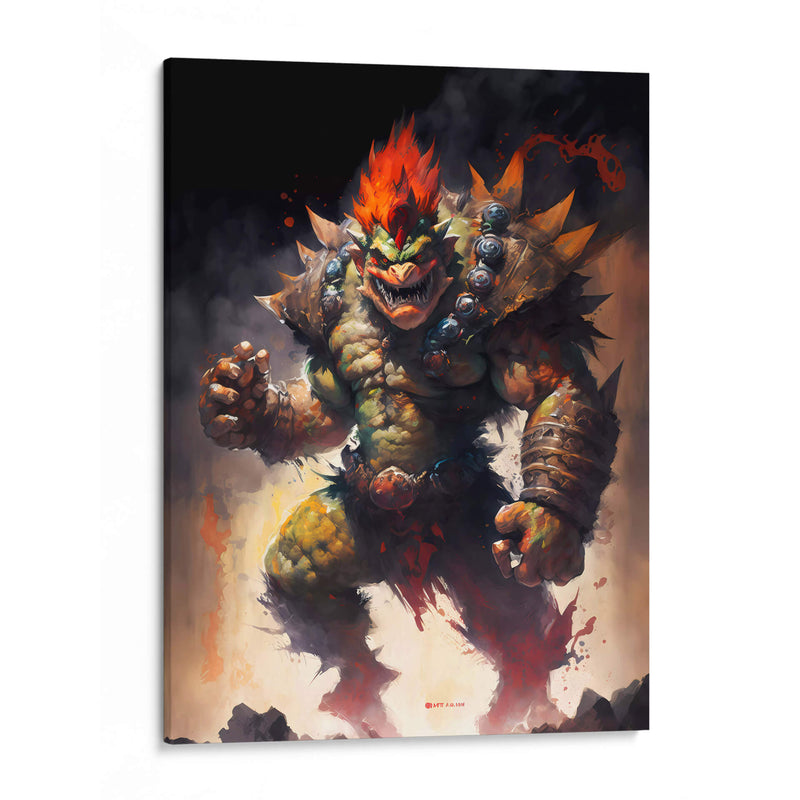 Bowser - Impressionist Hero | Cuadro decorativo de Canvas Lab