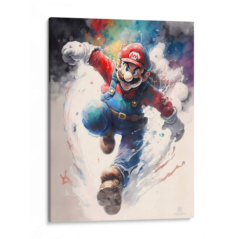 Mario - Impressionist Hero | Cuadro decorativo de Canvas Lab