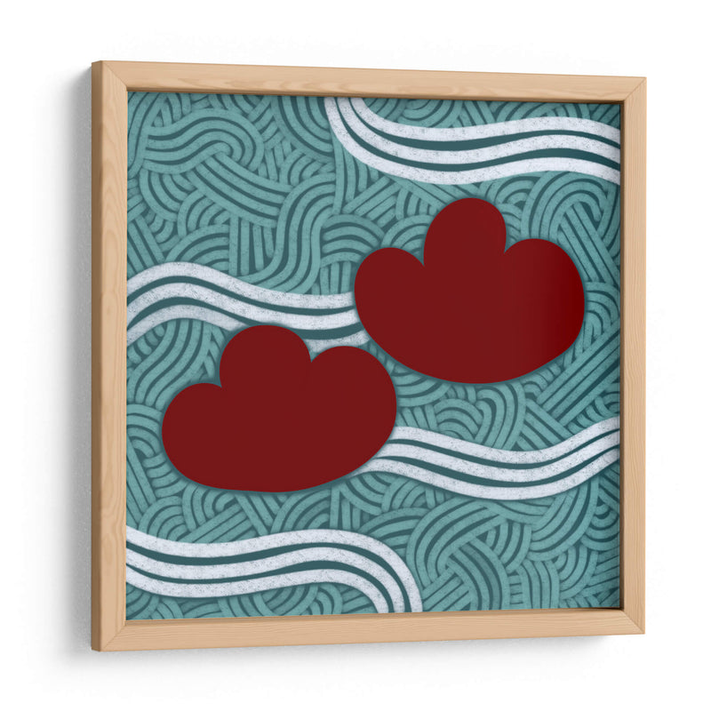 Nubes rojas - Torco | Cuadro decorativo de Canvas Lab
