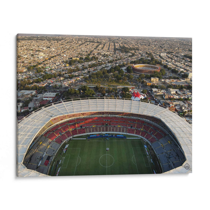 Estadio de Futbol y Plaza de Toros - Raul Fierro | Cuadro decorativo de Canvas Lab