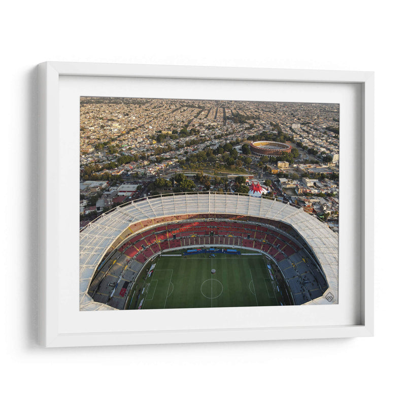Estadio de Futbol y Plaza de Toros - Raul Fierro | Cuadro decorativo de Canvas Lab