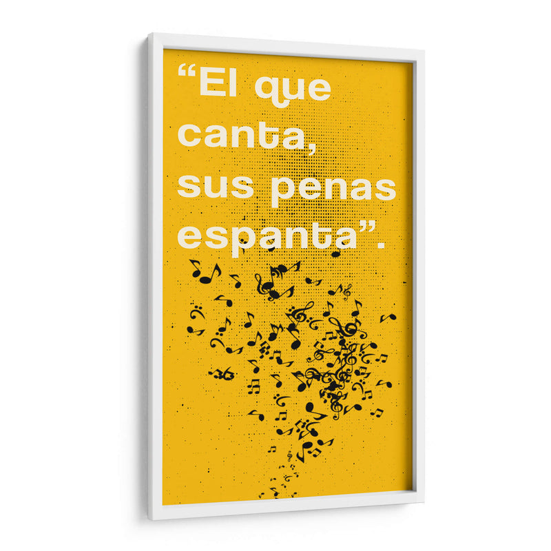 011_El que Canta D - Jorge Méndez | Cuadro decorativo de Canvas Lab