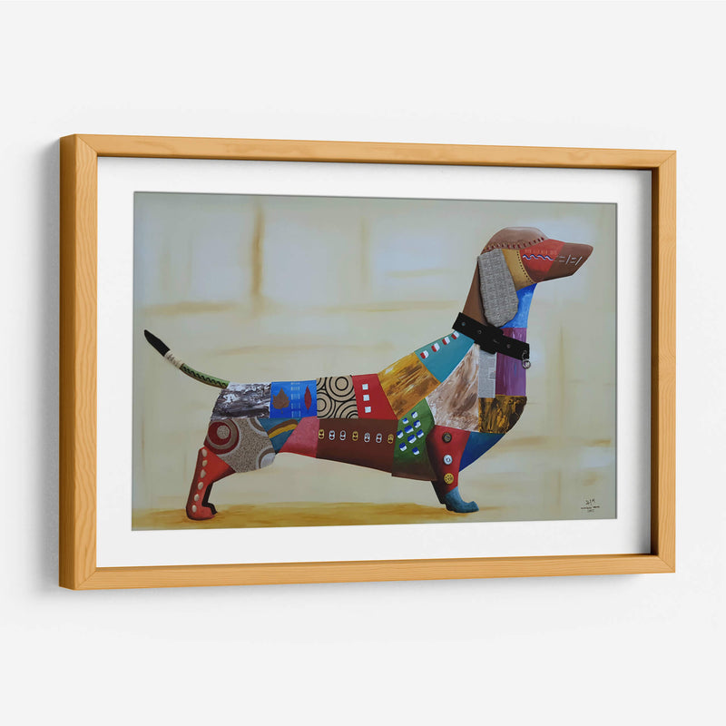 Perro salchicha - Rodríguez Marconi | Cuadro decorativo de Canvas Lab