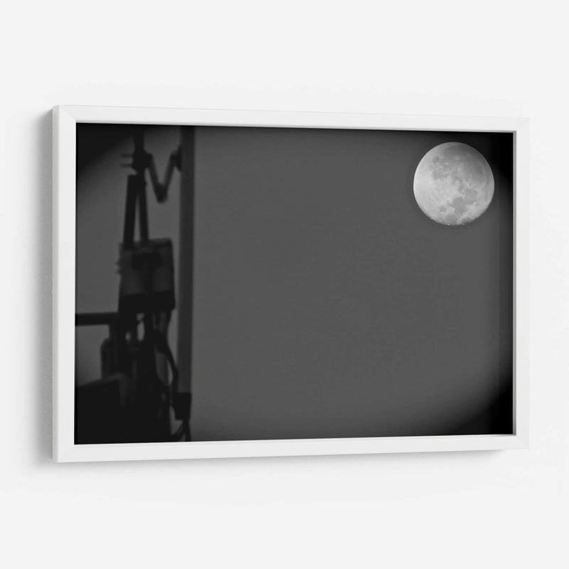 Luna en Blanco y Negro - FotoCompagny | Cuadro decorativo de Canvas Lab