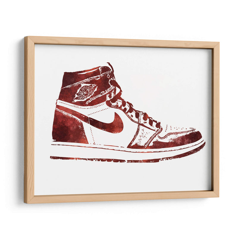 Jordan One Stencil - Fake Classics | Cuadro decorativo de Canvas Lab