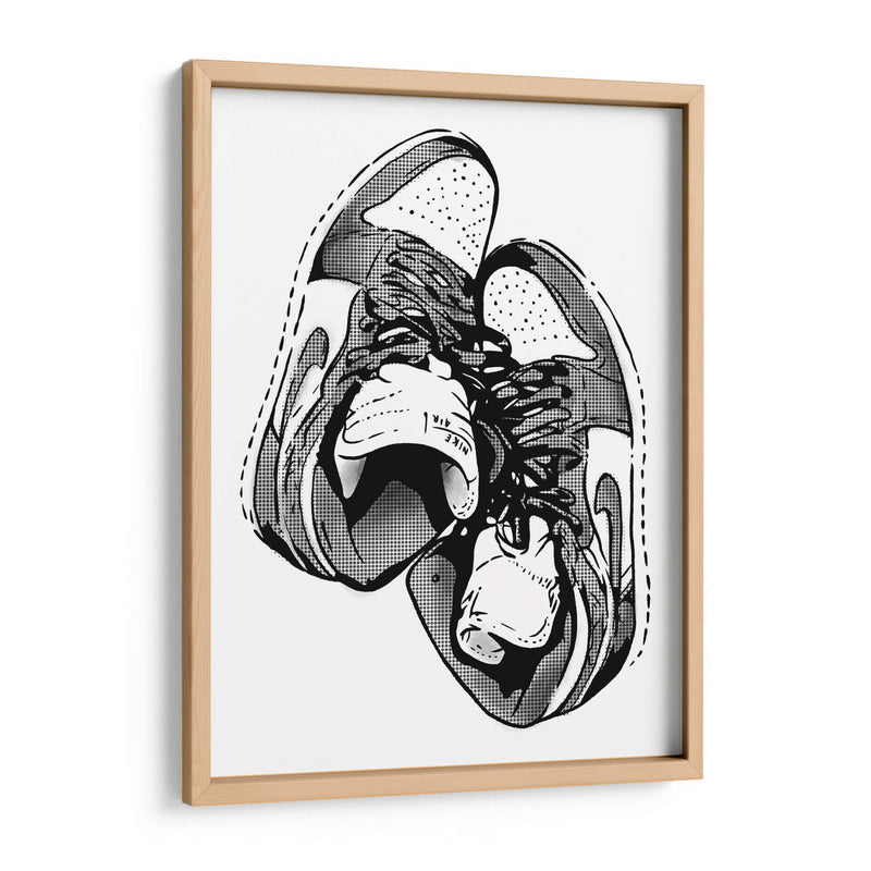 Jordan 1 Blueprint - Dot Art | Cuadro decorativo de Canvas Lab
