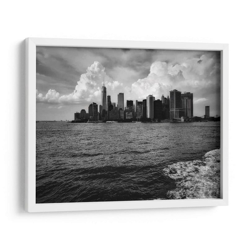 Skyline de Manhattan en Blanco y Negro - Carla Fernández | Cuadro decorativo de Canvas Lab