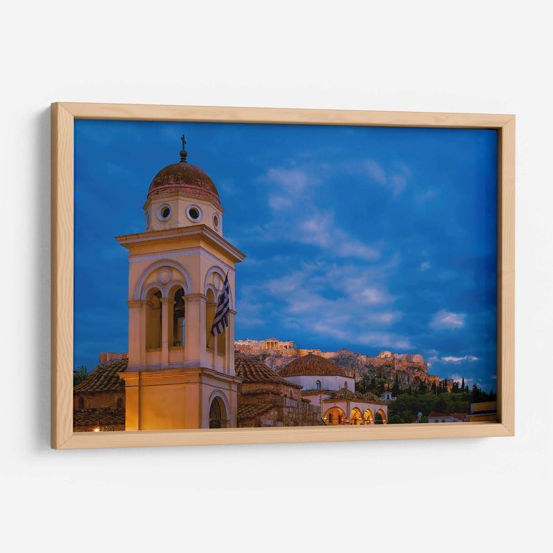 Partenón desde Monastiriki de Noche - Carla Fernández | Cuadro decorativo de Canvas Lab