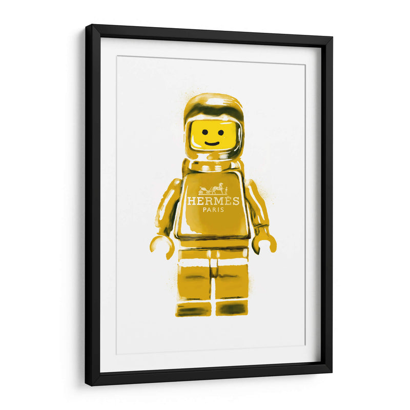 Lego Man Amarillo - Fake Classics | Cuadro decorativo de Canvas Lab