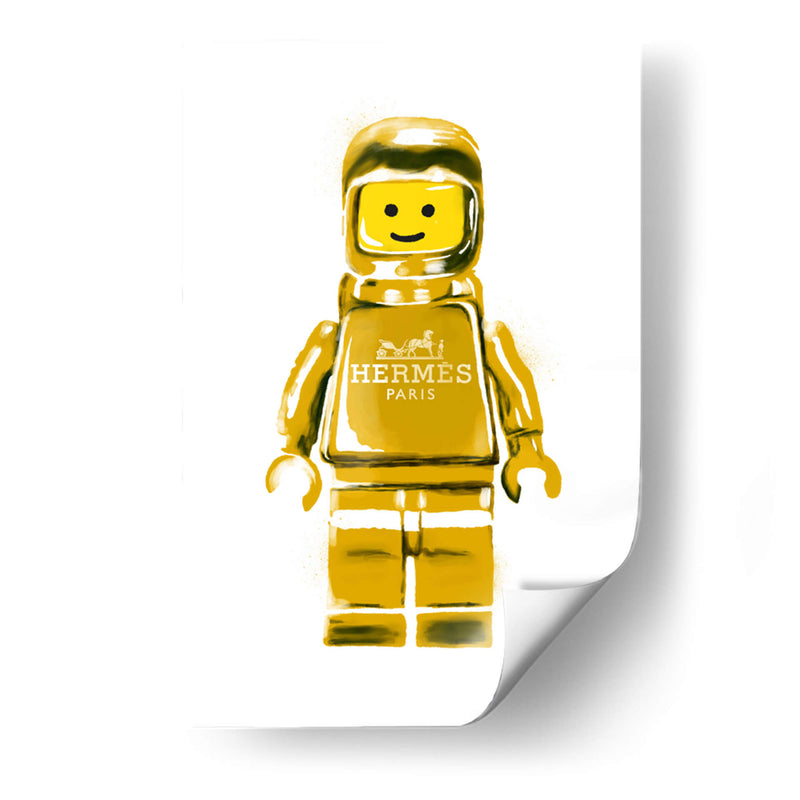 Lego Man Amarillo - Fake Classics | Cuadro decorativo de Canvas Lab