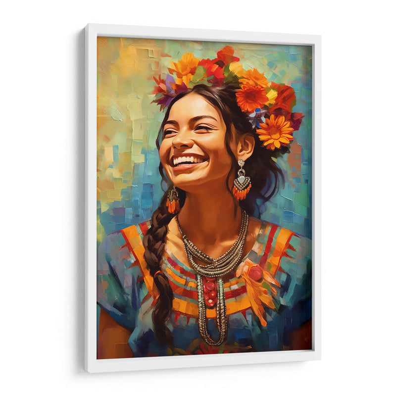Mujer Mexicana - Dav Madrid | Cuadro decorativo de Canvas Lab
