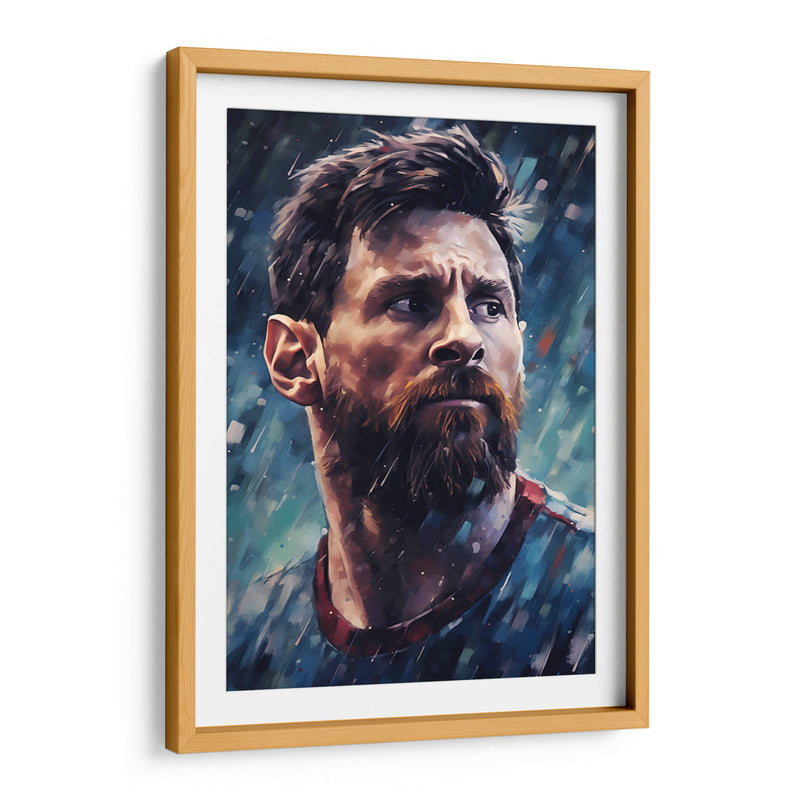 Retrato De Messi - Icon Hunter | Cuadro decorativo de Canvas Lab