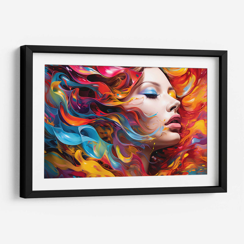 Mujer En El Color - Obed Pereyra | Cuadro decorativo de Canvas Lab