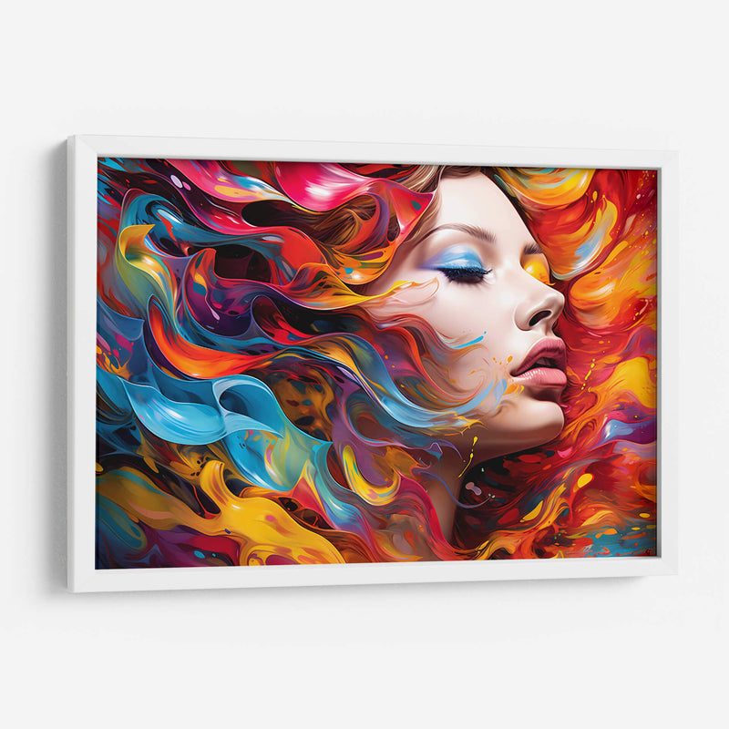 Mujer En El Color - Obed Pereyra | Cuadro decorativo de Canvas Lab
