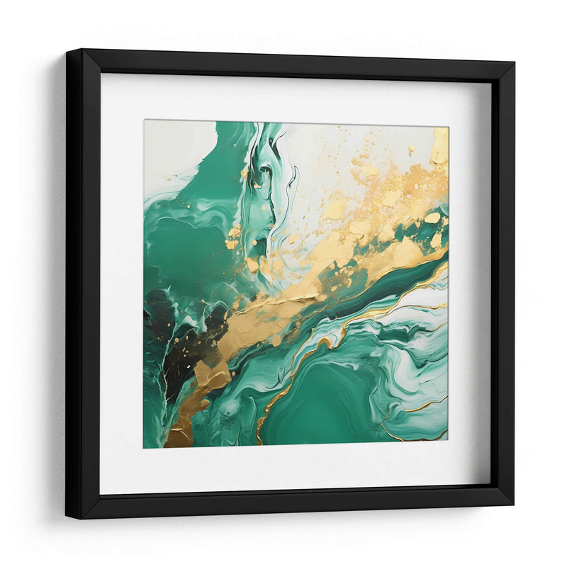 Verde Dorado I - Obed Pereyra | Cuadro decorativo de Canvas Lab