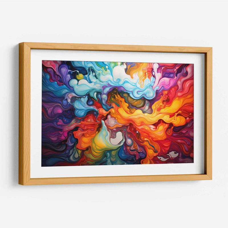 Guerra Del Color II - Obed Pereyra | Cuadro decorativo de Canvas Lab