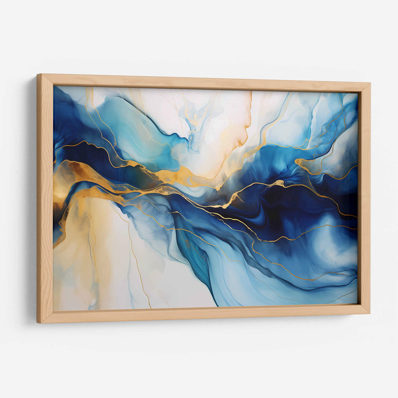 Oro En El Azul III - Obed Pereyra | Cuadro decorativo de Canvas Lab
