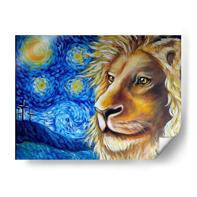 León de Judá - Jona Rodriguez Art | Cuadro decorativo de Canvas Lab