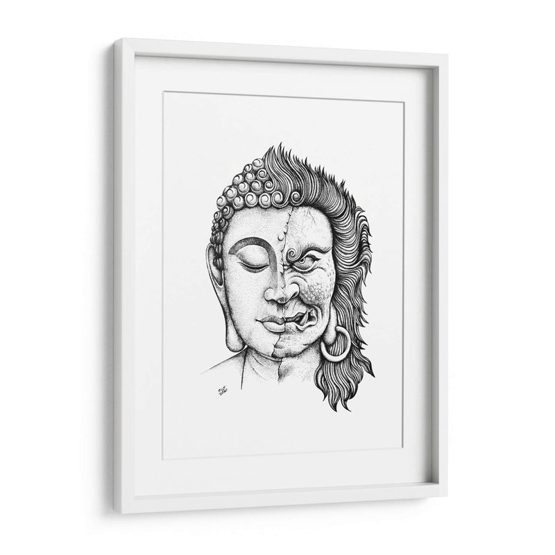 Buda Fudo Myoo - Elo Dots | Cuadro decorativo de Canvas Lab