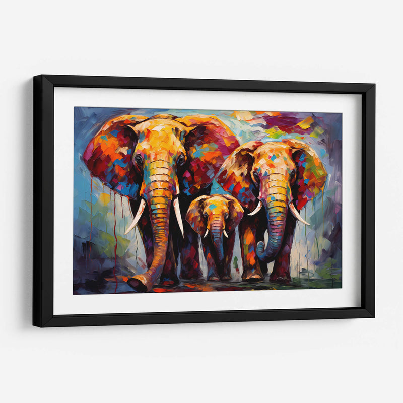 Los Elefantes II - Dominico Zafri | Cuadro decorativo de Canvas Lab
