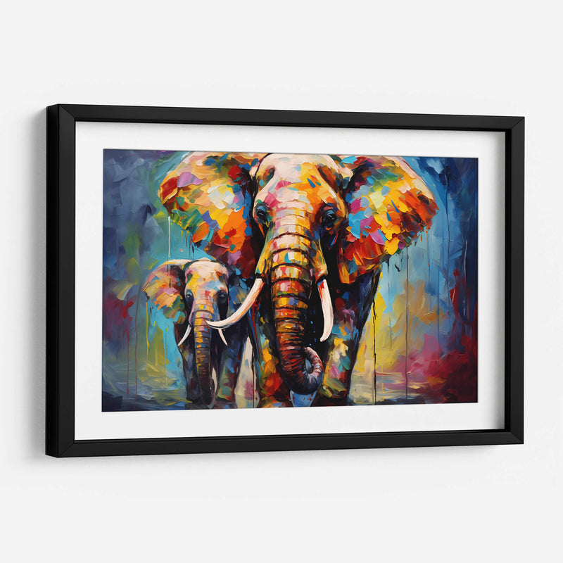 Los Elefantes III - Dominico Zafri | Cuadro decorativo de Canvas Lab