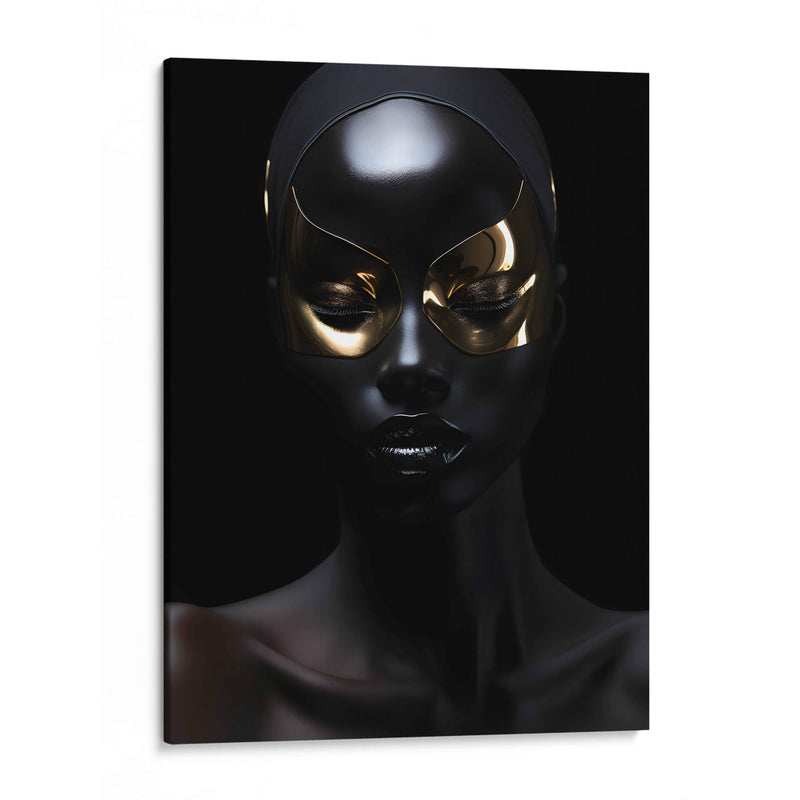 Máscara dorada - The Unlikely Astronaut | Cuadro decorativo de Canvas Lab