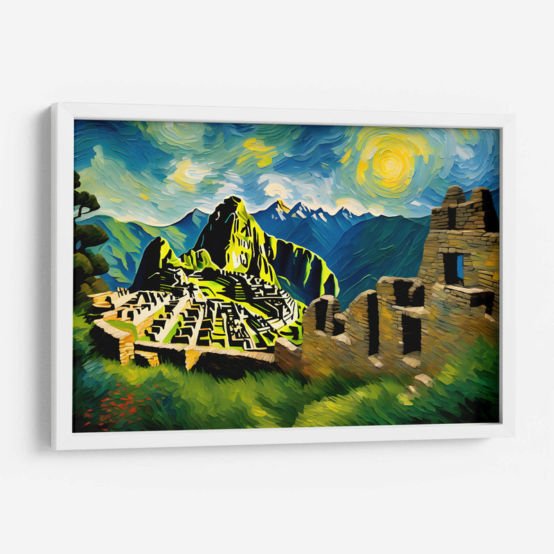 Machu Picchu al estilo Vicent Van Gogh - Mavel Per | Cuadro decorativo de Canvas Lab