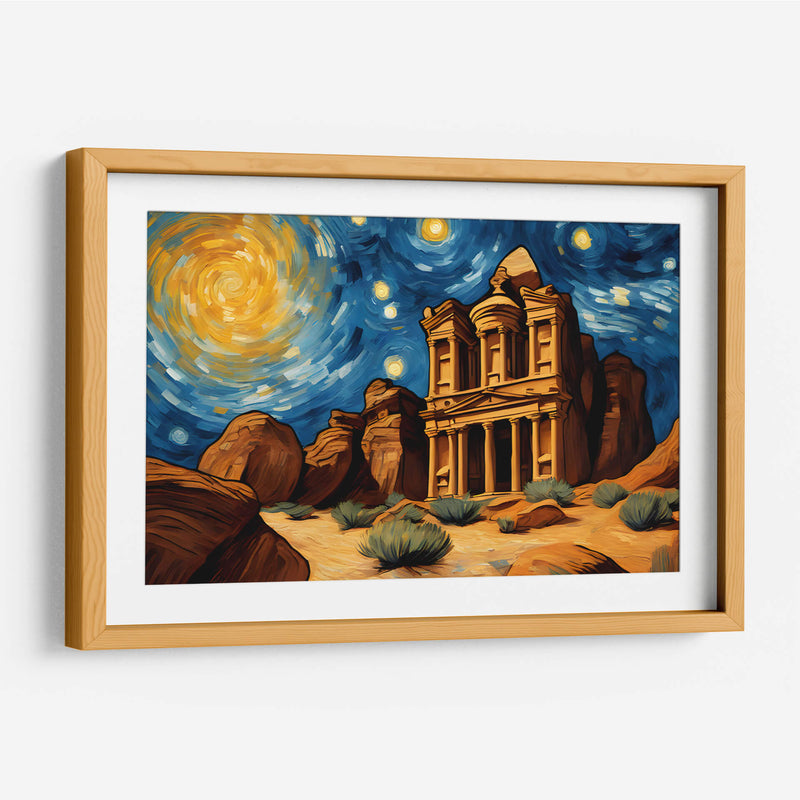 Petra al estilo Vicent Van Gogh - Mavel Per | Cuadro decorativo de Canvas Lab