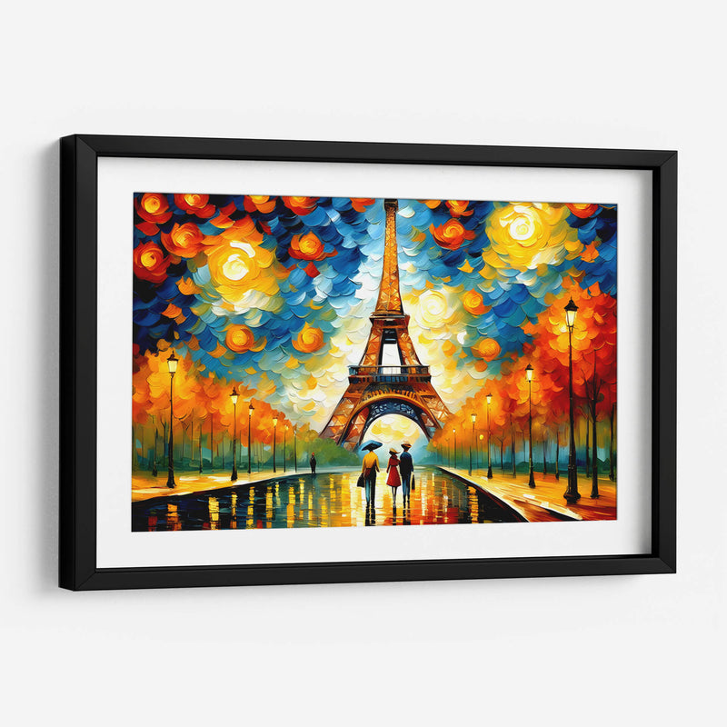 La Torre Eiffel al estilo Vicent Van Gogh - Mavel Per | Cuadro decorativo de Canvas Lab