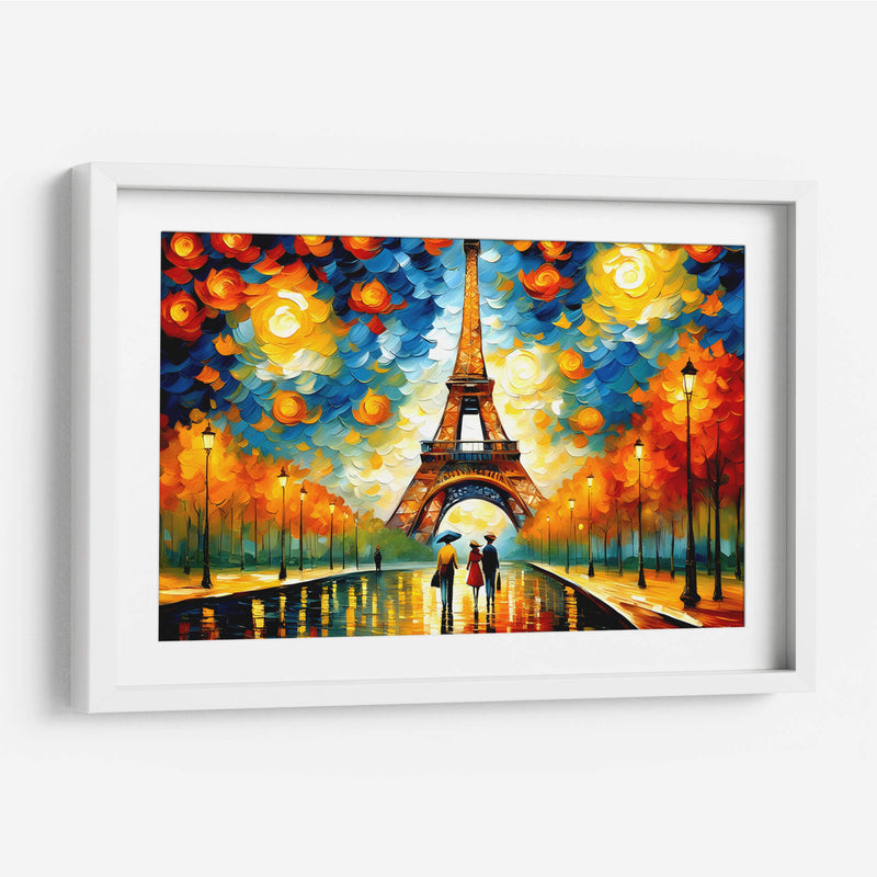 La Torre Eiffel al estilo Vicent Van Gogh - Mavel Per | Cuadro decorativo de Canvas Lab