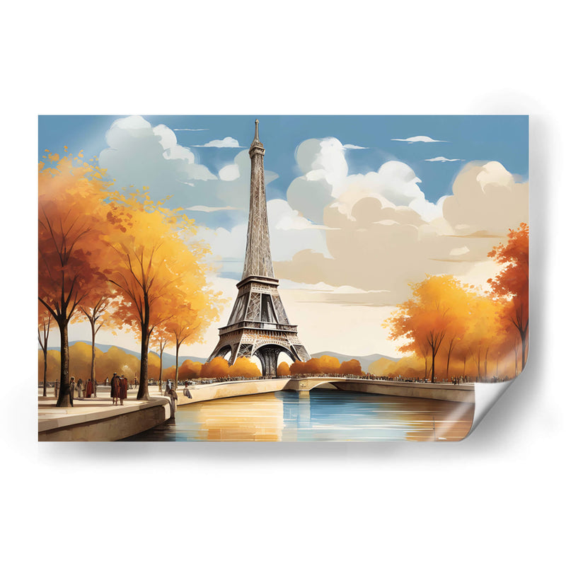 La Torre Eiffel al estilo Monet - Mavel Per | Cuadro decorativo de Canvas Lab