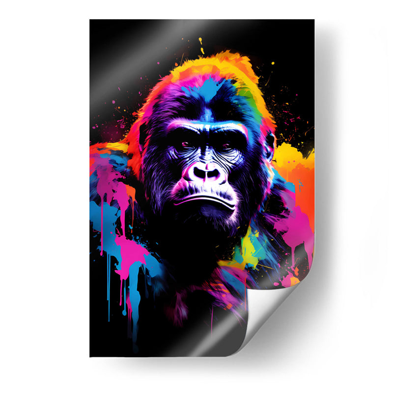 Gorila - Dominico Zafri | Cuadro decorativo de Canvas Lab