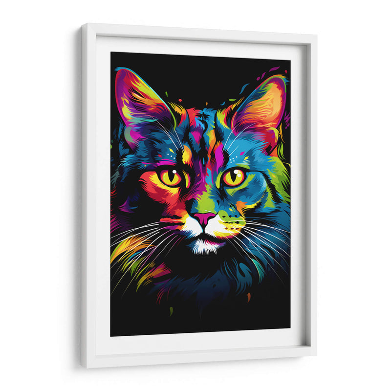 Gato - Dominico Zafri | Cuadro decorativo de Canvas Lab
