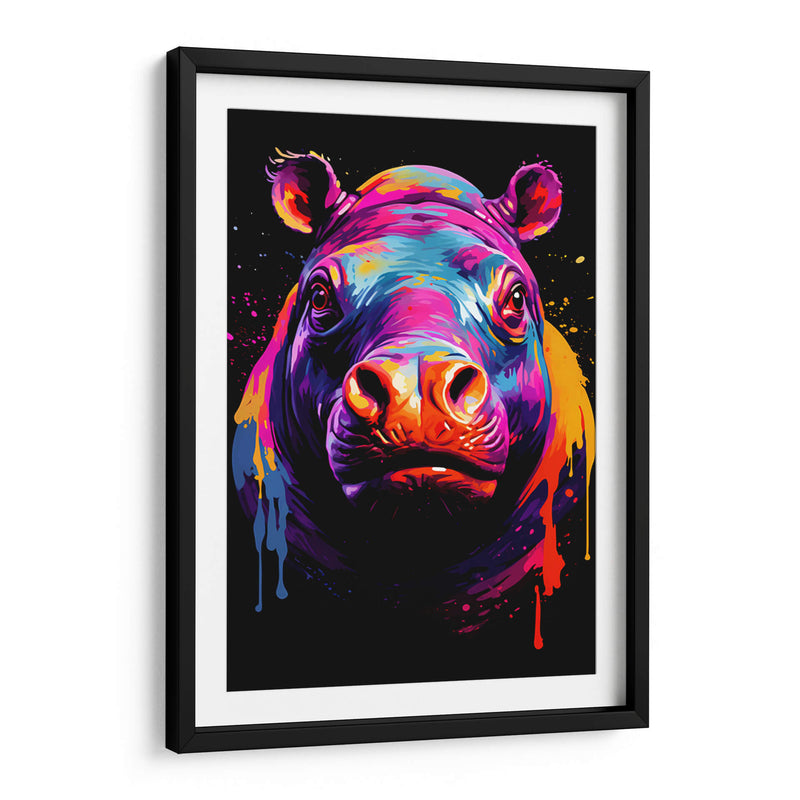 Hipopotamo - Dominico Zafri | Cuadro decorativo de Canvas Lab