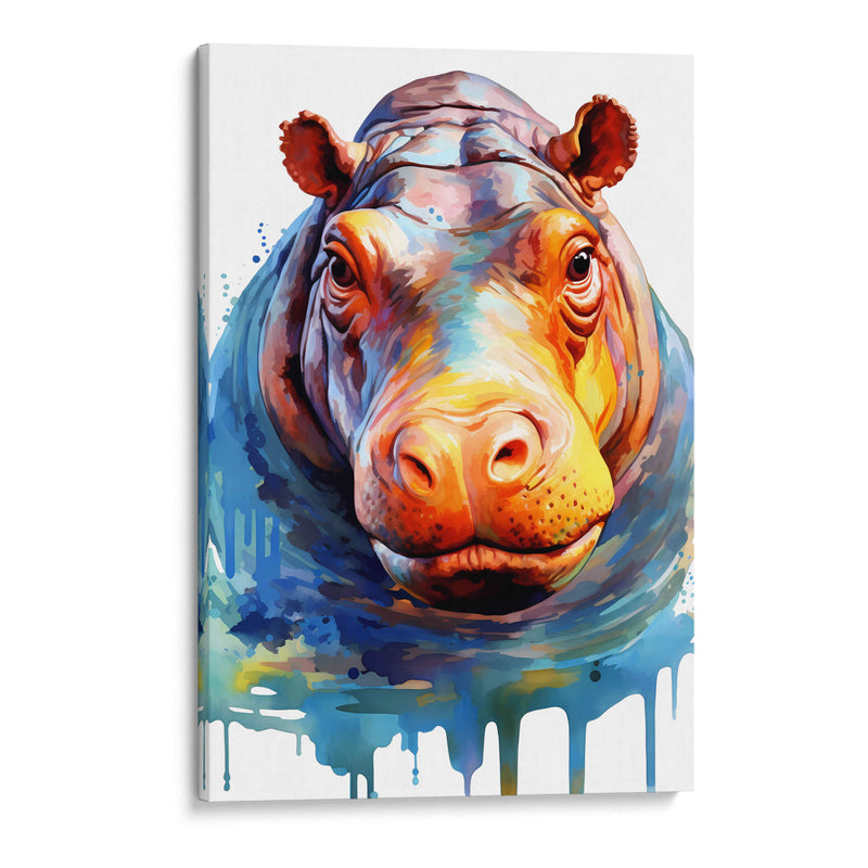 El Hipopotamo - Dominico Zafri | Cuadro decorativo de Canvas Lab