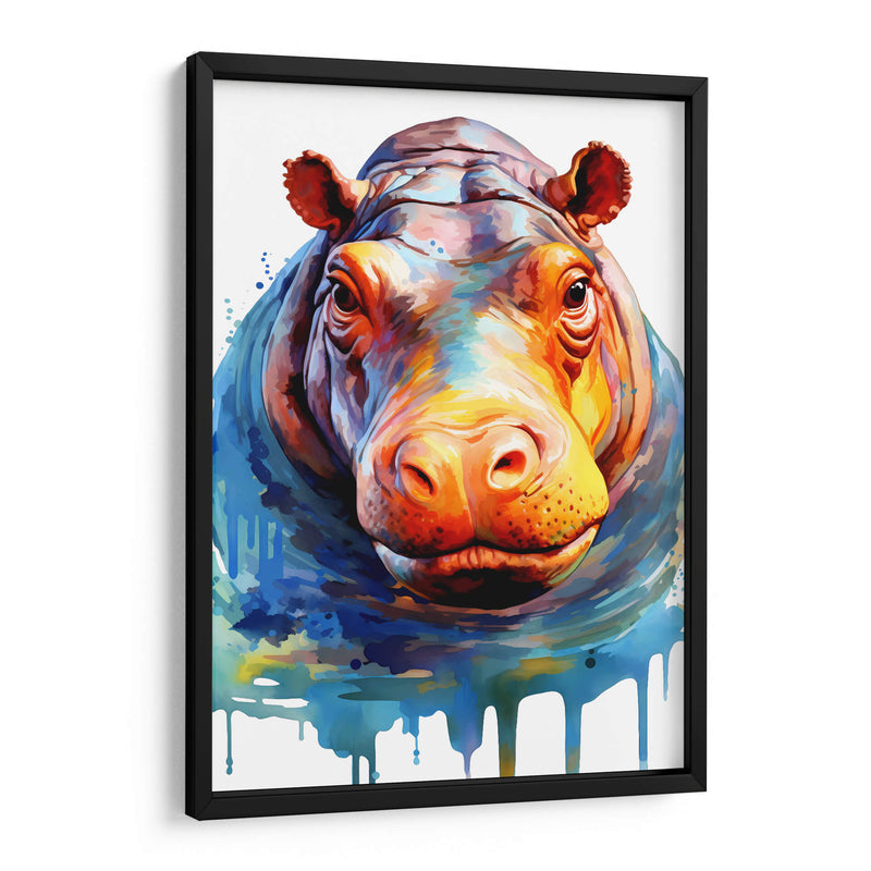 El Hipopotamo - Dominico Zafri | Cuadro decorativo de Canvas Lab