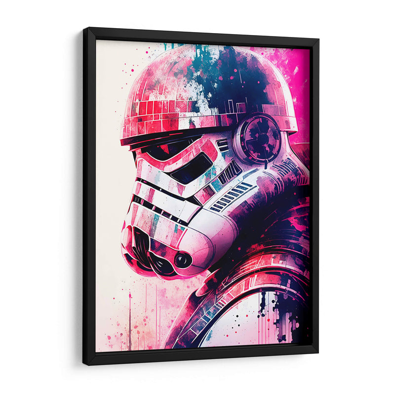 Star Wars - Stormtrooper vibrante  - Paltik Arte Digital | Cuadro decorativo de Canvas Lab