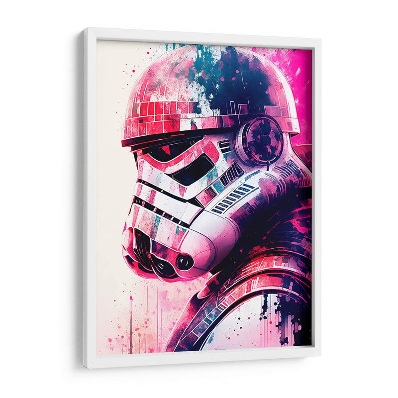 Star Wars - Stormtrooper vibrante  - Paltik Arte Digital | Cuadro decorativo de Canvas Lab