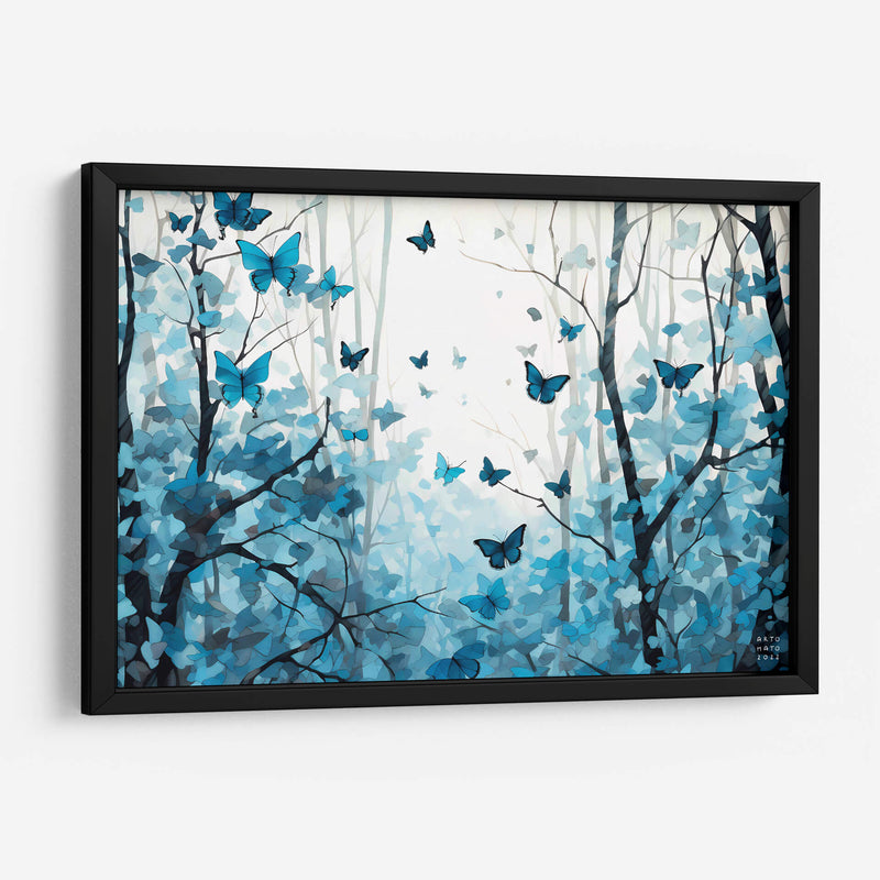 Mariposas azules - Artomato | Cuadro decorativo de Canvas Lab