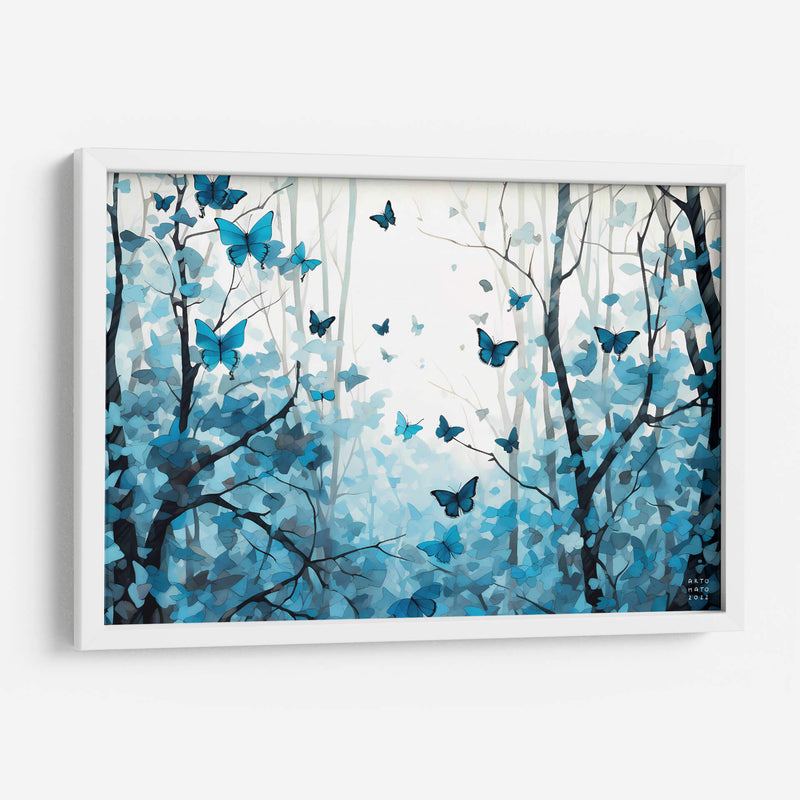 Mariposas azules - Artomato | Cuadro decorativo de Canvas Lab