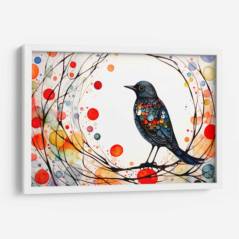 Pájaro colorido - Artomato | Cuadro decorativo de Canvas Lab