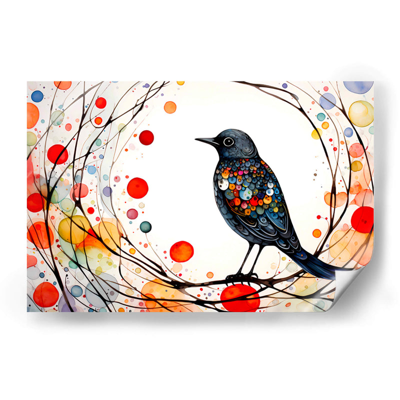 Pájaro colorido - Artomato | Cuadro decorativo de Canvas Lab