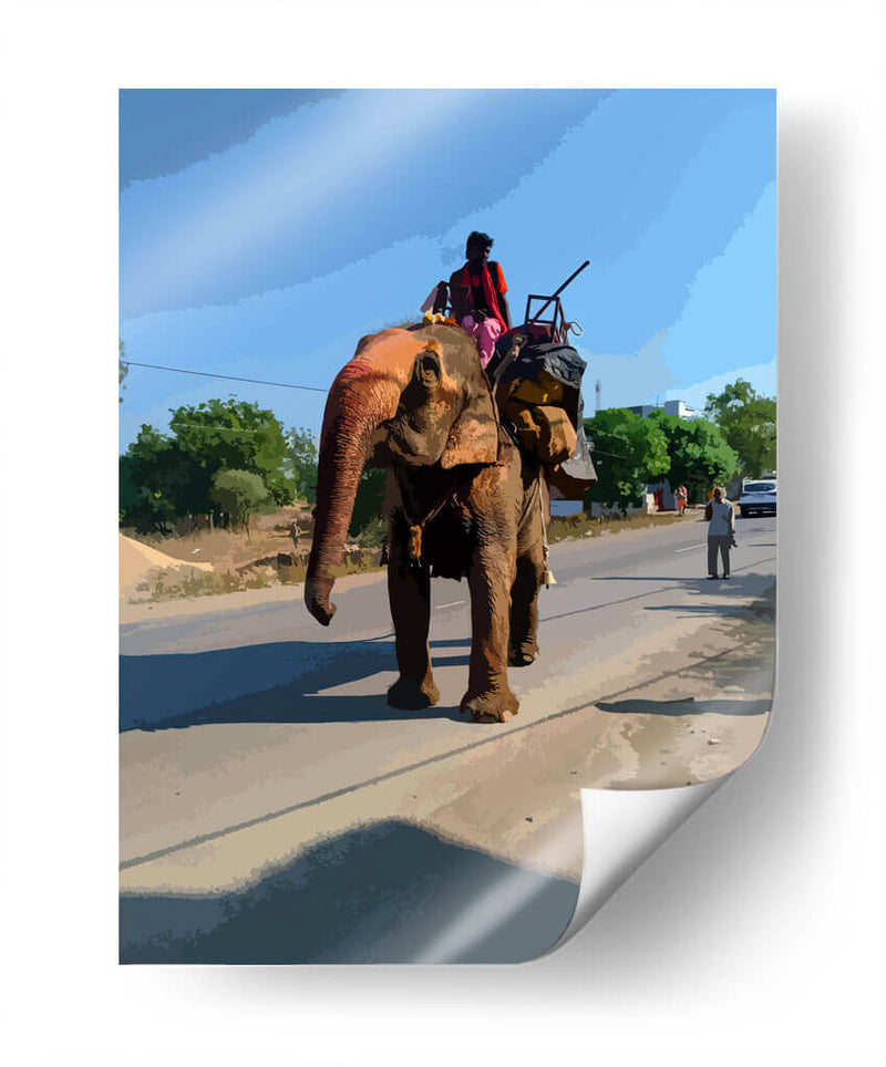 Elefante africano - Jabin Adiel | Cuadro decorativo de Canvas Lab