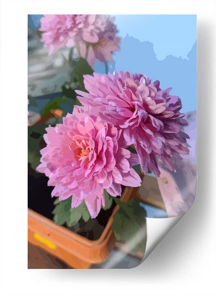 Flores rosas - Jabin Adiel | Cuadro decorativo de Canvas Lab