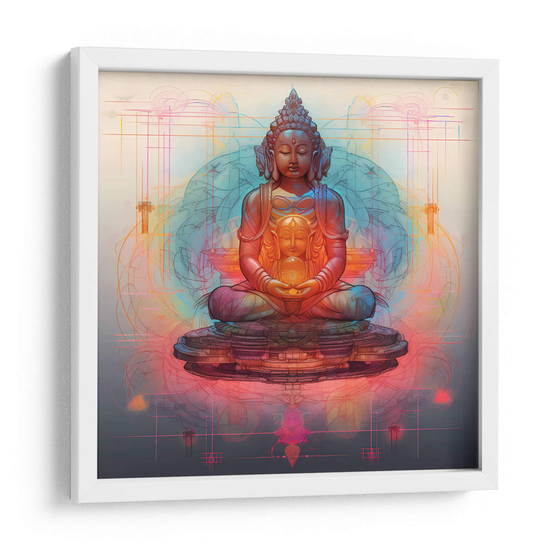 Tecnicolor Buda IV - Tai Hun | Cuadro decorativo de Canvas Lab