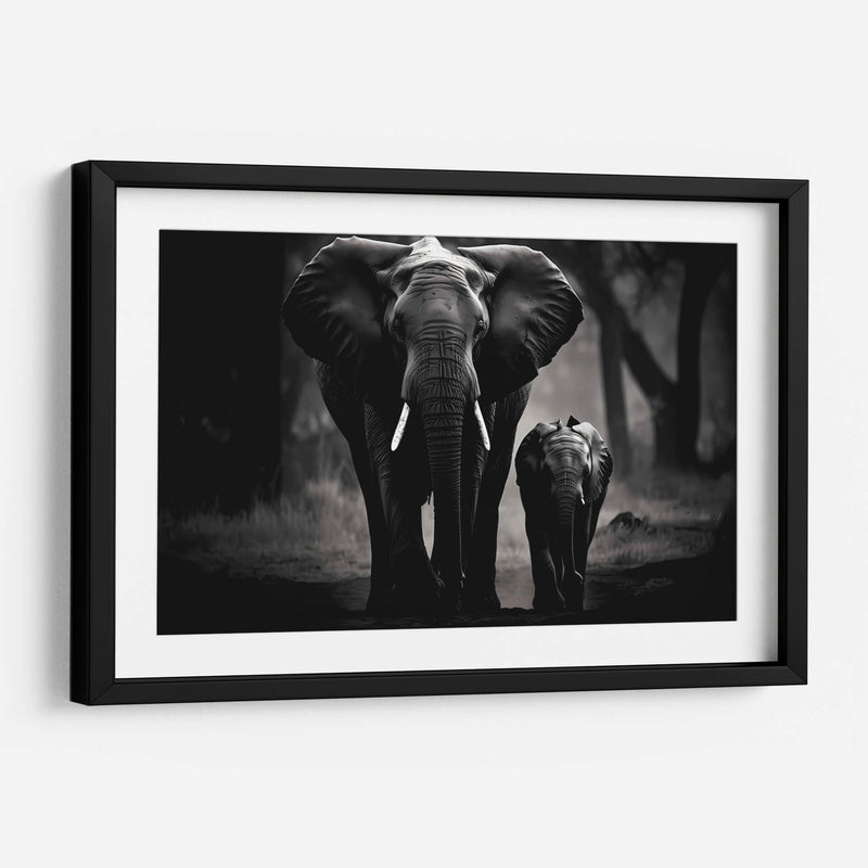 Familia De Elefantes - Pat G | Cuadro decorativo de Canvas Lab